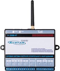 характеристики GSM – модели дистанционного управления котлом GSM-T «Кситал»